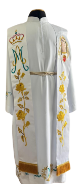 ESTOLA MARIANA COM IMAGEM